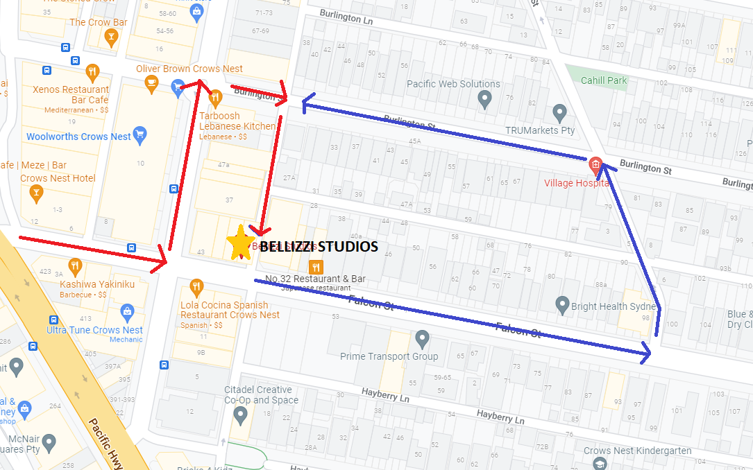 Parking map